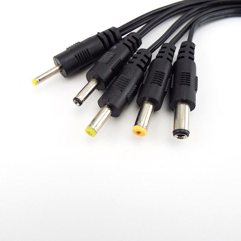 DC гнездо 5,5x2,1 мм Адаптер питания к штекерному разъему 5,5*2,5 мм 3,5x1,35 мм 4,0x1,7 мм 2,5 мм 4,8 мм преобразователь Удлинитель