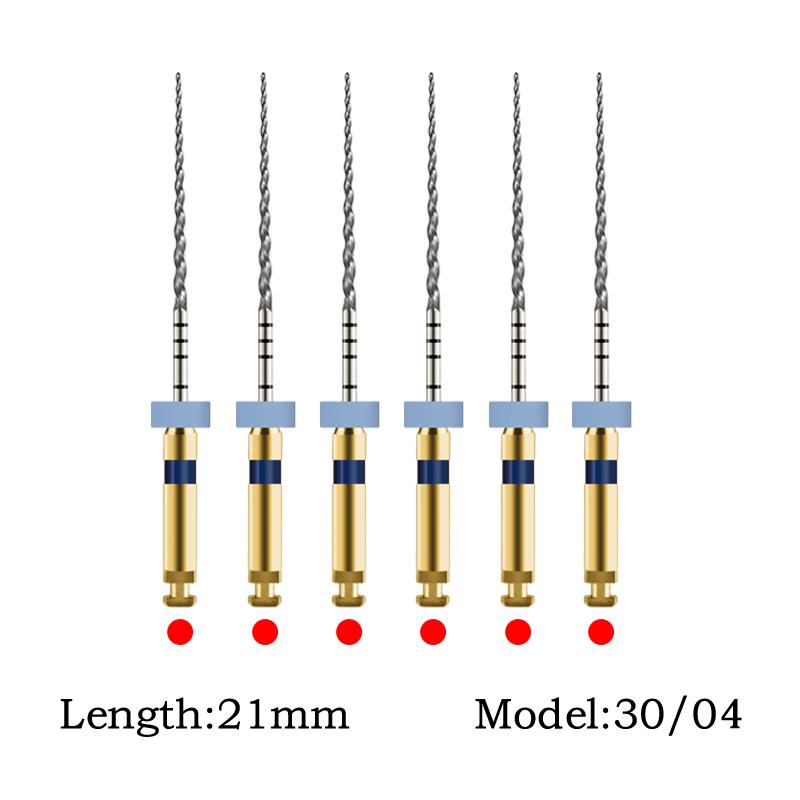 Dental File Root Canal Taper Endodontic File Gold Heat Activated Rotary File Flexible Dentist Materials SOCO