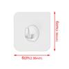 Household Bathroom Home Living Seamless Adhesive Hook Traceless Hooks Wall Rack Storage Hanger