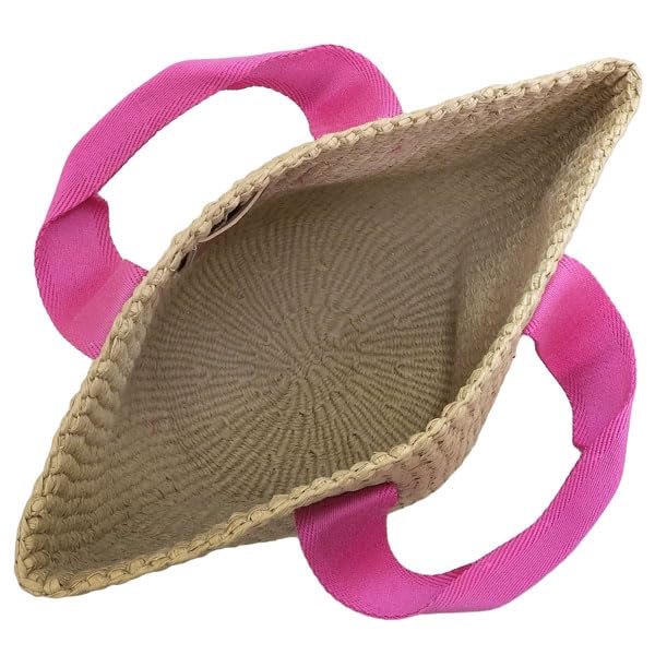 Сумка-тоут коричневая розовая корзина сумка детская KIDS Mifuko Collaboration Grosgrain Ribbon Trim C20045 49L [Chloe] женская [Товар]