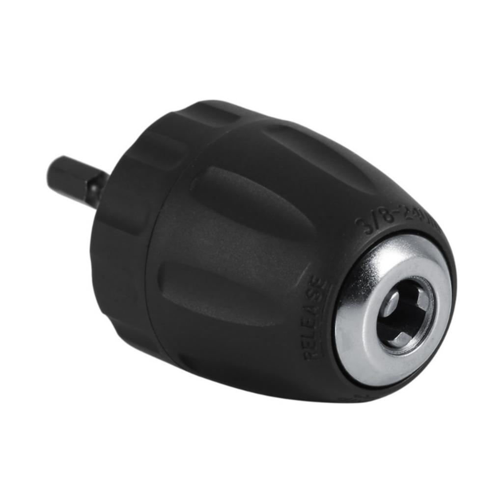 Инструмент для замены патрона для дрели без ключа 0,8-10 мм Адаптер 3/8"-24UNF с шестигранным хвостовиком Шестигранный хвостовик 1/4 дюйма Quick