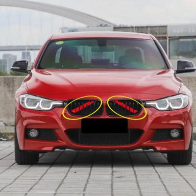 Для BMW F30 F31 F34 GT 320i 328i G30 G31 G01 G02 G05 F25 F26 F20 116i 118i 120i Автомобильные Аксессуары: Накладки на Рамку Решетки Переднего Бампера