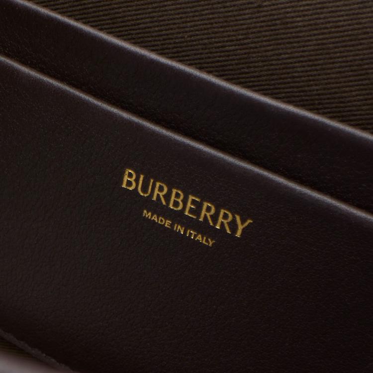 Burberry Vintage Check Brown Saddle Handbag For Women Daily Commute Use