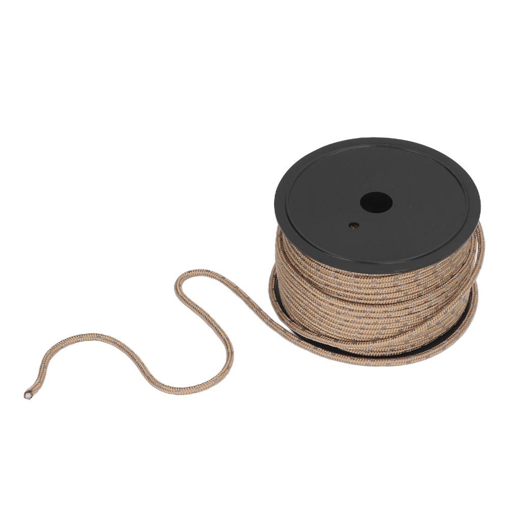 6mm Diameter Camping Guyline Cord PP Windproof Camping Rope Bold Reflective Tent Rope Camping