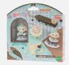 Sylvanian Family Брелок-набор Whipple Шоколадно-мятный Кролик Флора Малыш Япония