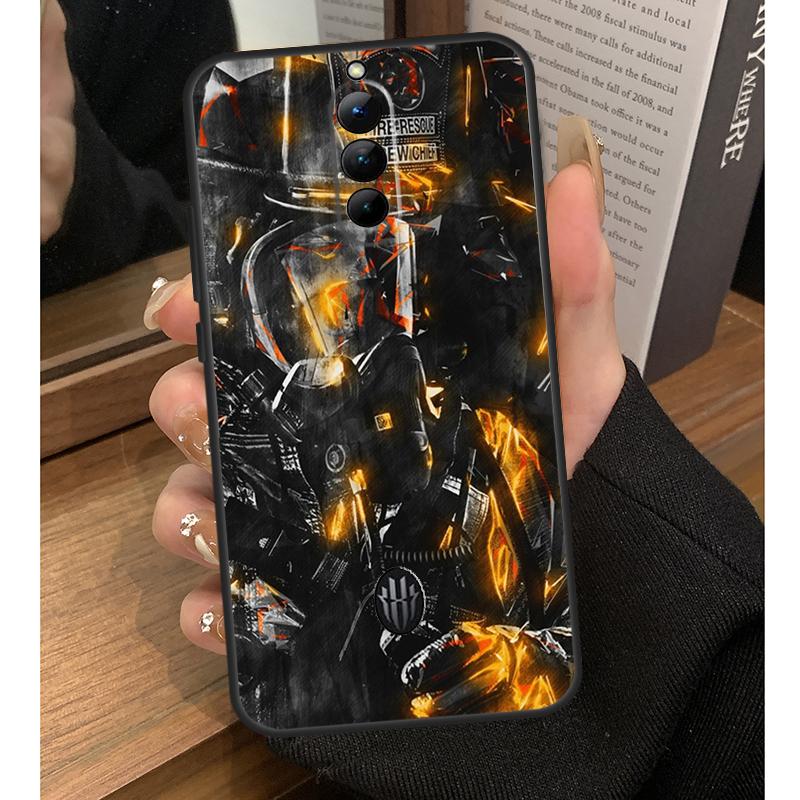 Чехол для телефона Firefighter Fire Love для Nubia Red Magic 10 Pro Plus 6 7 Pro 6S 7S 5G 6R RedMagic 9S 8S 8 9 Pro Plus