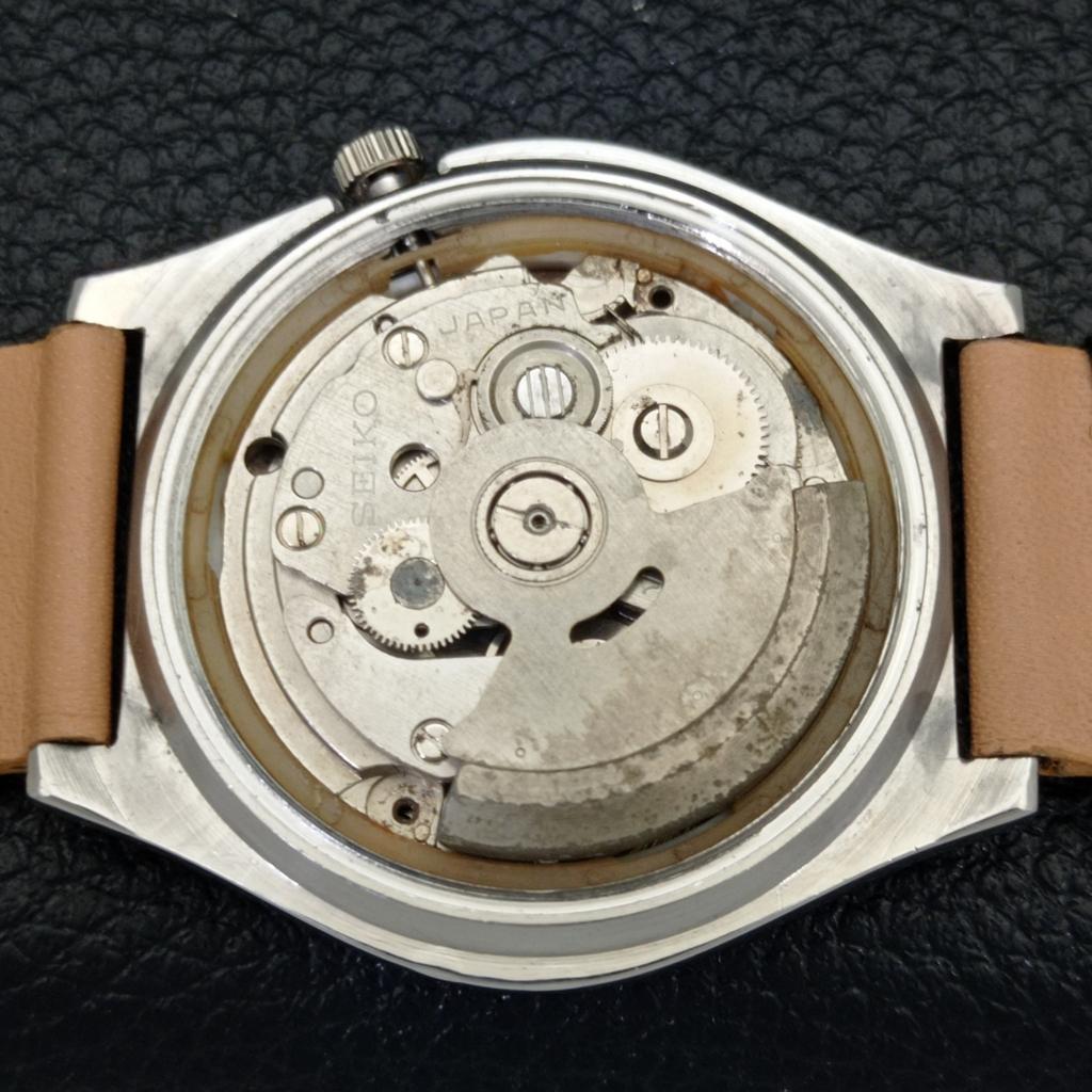 Б/У винтажные мужские часы SEIKO 5 AUTOMATIC 7009A из Японии с черным циферблатом a434968-2 R122-a434968