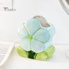 Ceramic Flower Pen Holder Handmade Tulip Cosmetic Storage Box Makeup Brush Organizer Flower Pencil Holder for Home Office Desk