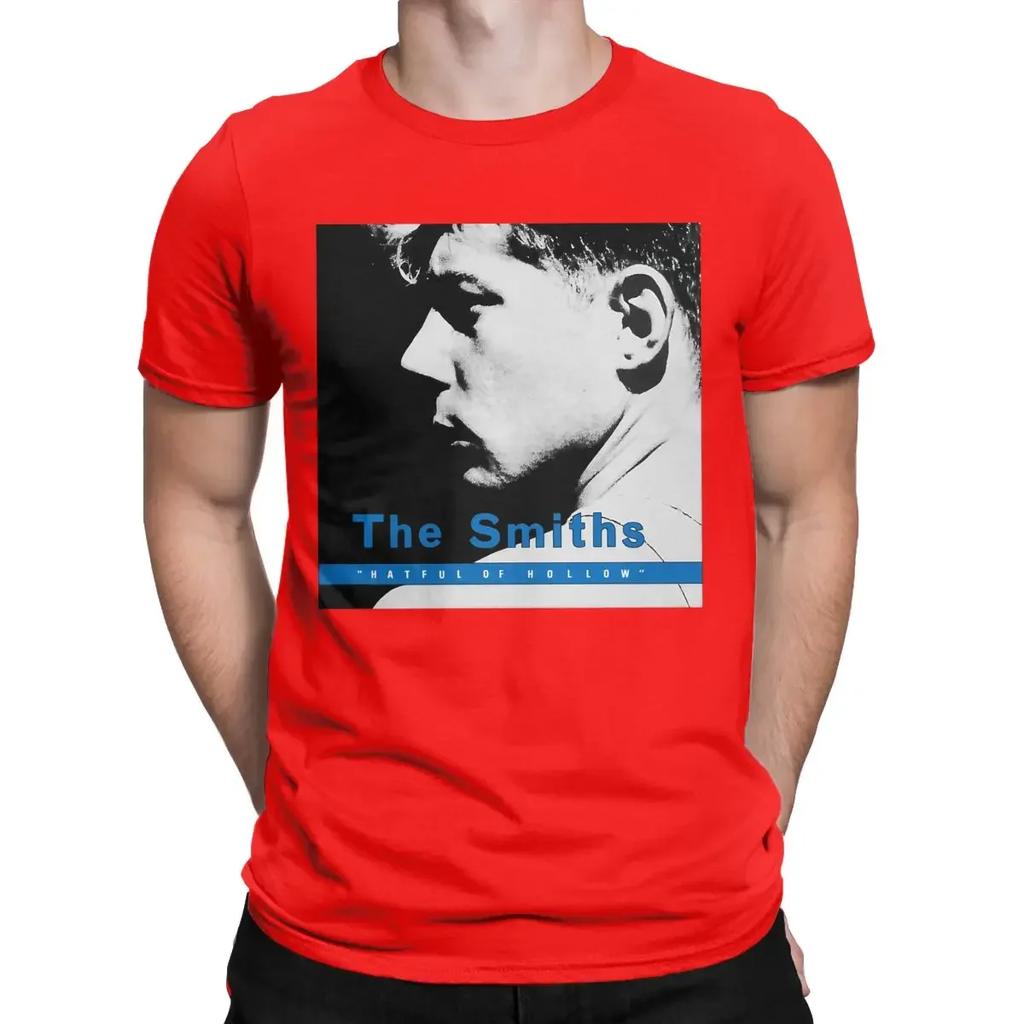 The Smiths 80s T Shirt for Men Pure Cotton Vintage T-Shirt O Neck Hateful Of Hollow Tees Short Sleeve Clothes Summer