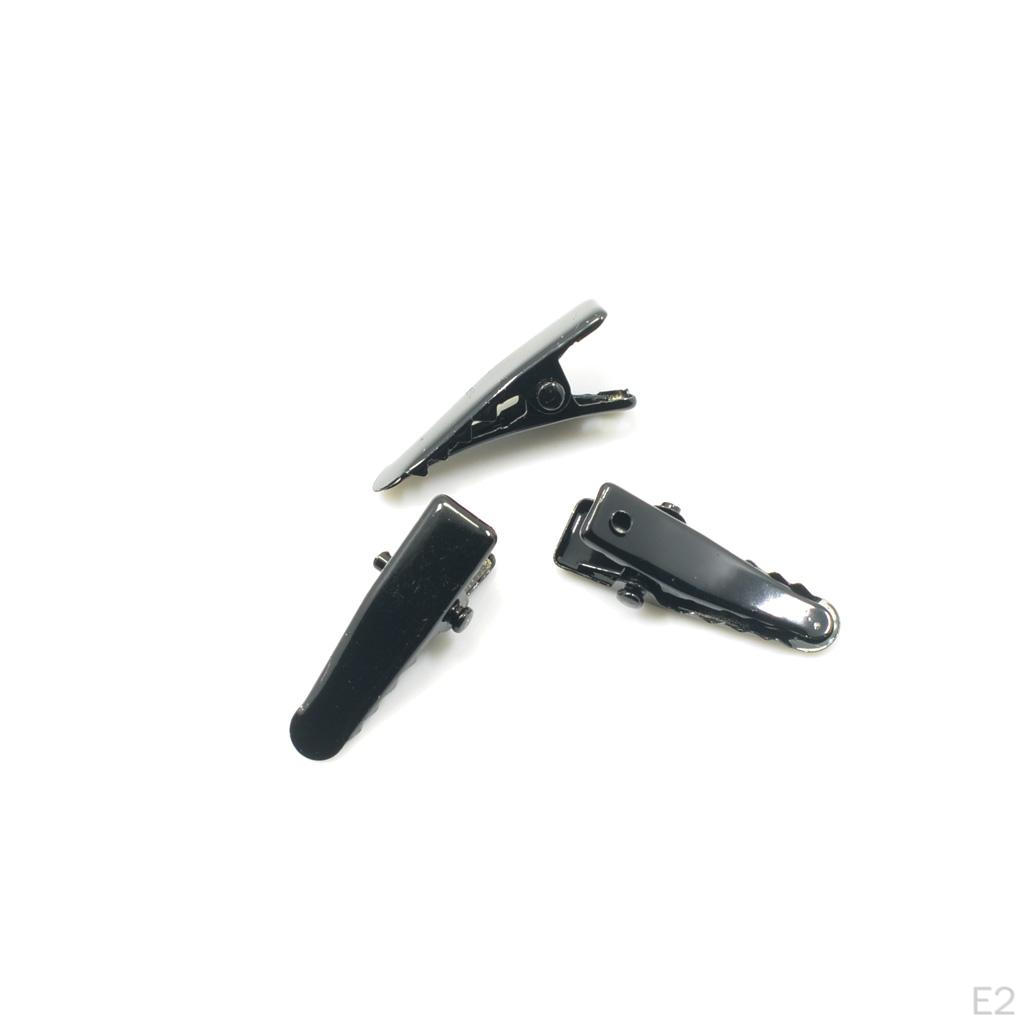 50 шт. 24 мм мини металлические заколки для волос с одним зубцом заколка из кожи аллигатора DIY детские аксессуары