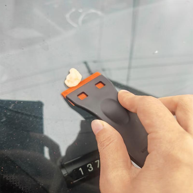 No-Scratch Cleaning Scraper Tool Wall Paint Scraper with Plastic Razor Blades Window Glass Adhesive Decal Remover Kit 13/32Pcs
