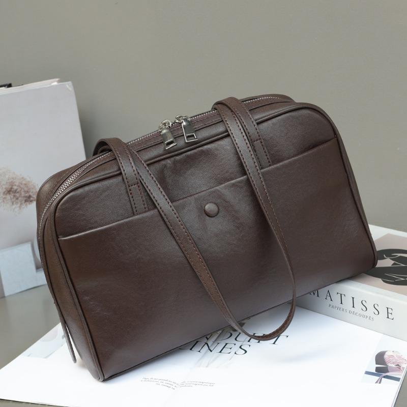 Сумка-подушка из натуральной кожи, ретро-сумка на одно плечо, сумка для дальних поездок, большая вместимость, женская сумка Boston