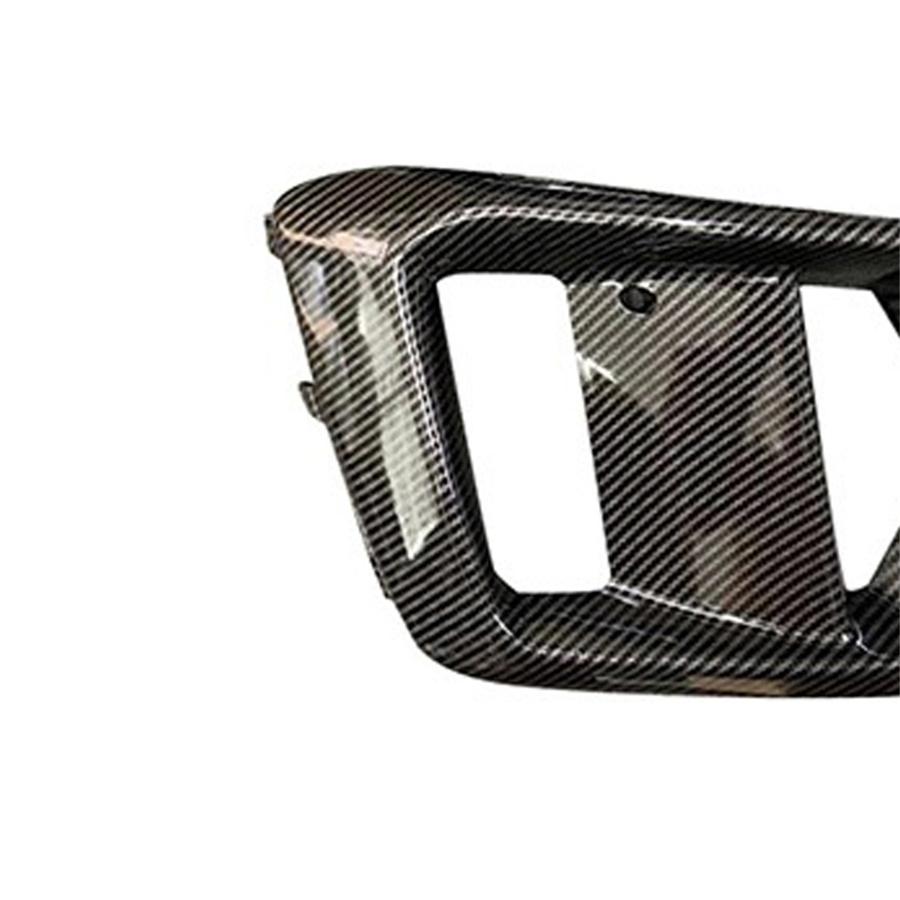 For 16-2018 Ford Focus RS Front Fog Light Frame Lamp Trim Carbon Fiber Color ×2