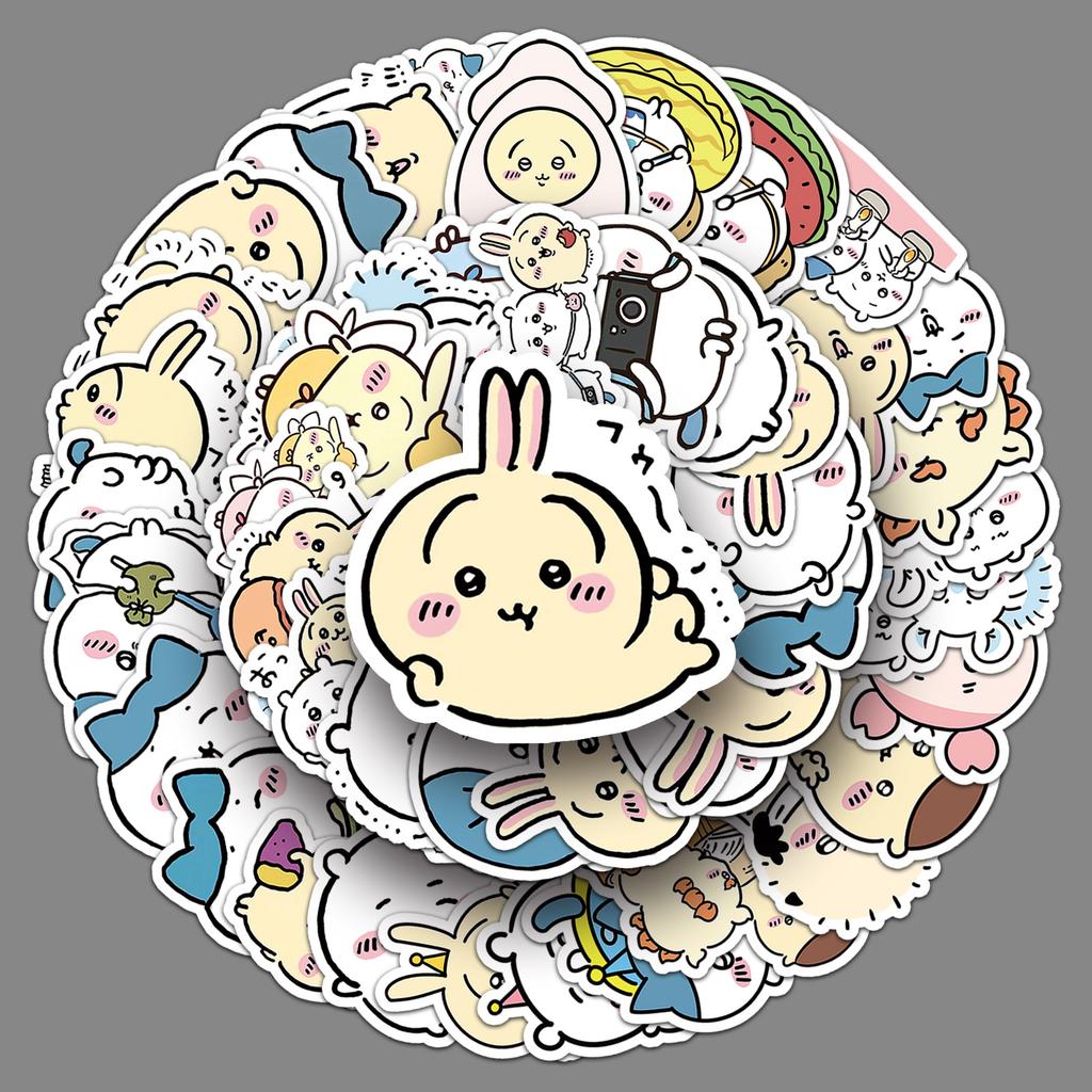 51 Cartoon Stickers Cute Emoticon Packs Ji Kawa Decorative Mobile Phone Case Water Cup Guka Stickers