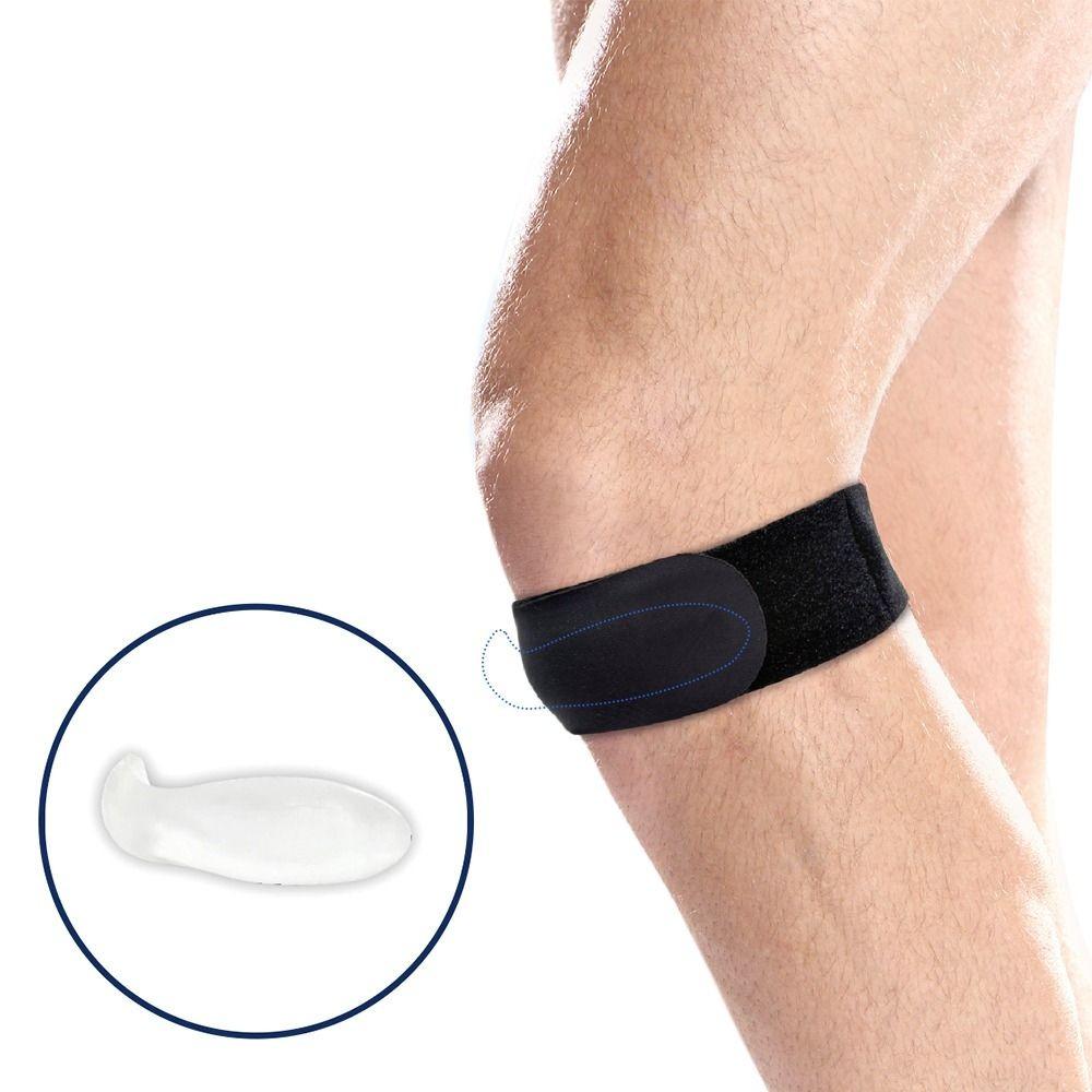 Adjustable Sports Knee Brace Shock-absorbing Sports Knee Stabilizer Strap Tennis Soccer