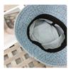 Denim Fabric Unisex Beach Cap Fisherman Hat Sunbonnet Cotton Bucket Hats Suede Panama Hat