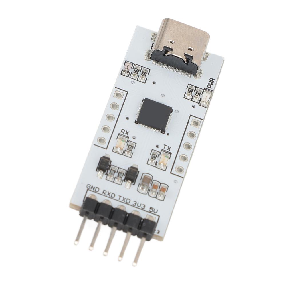 USB To TTL Serial Module PCB 300bps To 1Mbps Type C To Uart Module with Light Indicator