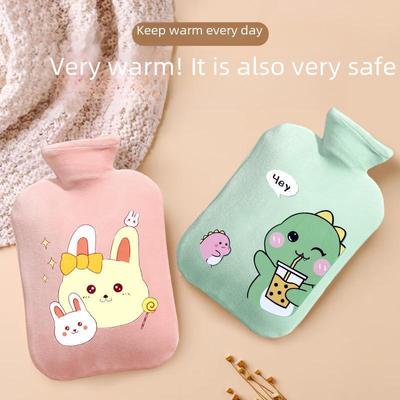 Мультяшная плюшевая грелка для рук с милым детским принтом, портативная и многоразовая — идеально подходит для согревания в дороге.