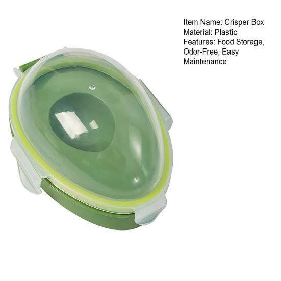 Держатель для авокадо Ящик для хранения продуктов питания Хранитель фруктов Герметичный герметичный контейнер для хранения авокадо Коробка для хранения продуктов без запаха Органайзер для кухни