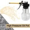 Metal Gun Oil Can: 250 ML High Pressure Hand Pump Oiler With Lubricants Oiler For Lubrication Oil Spray Hose - Car Oil Pot Bottl