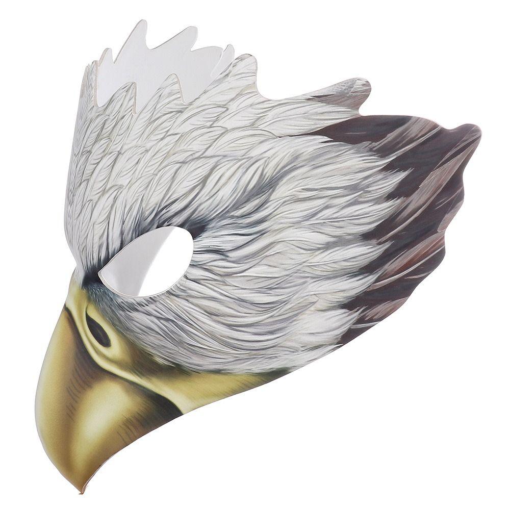 with Elastic Belt Halloween Eagle Mask Handmade Masquerade Face Masks  Purim Party