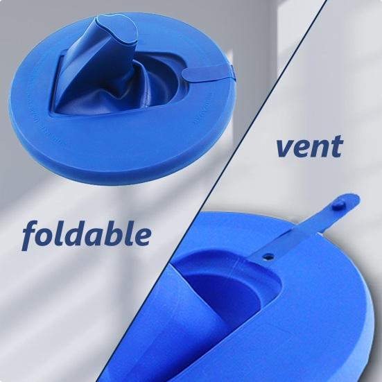 Складная крышка банки с краской с носиком для заливки, устойчивая к утечкам, беспорядочная складная крышка банки с краской на галлон