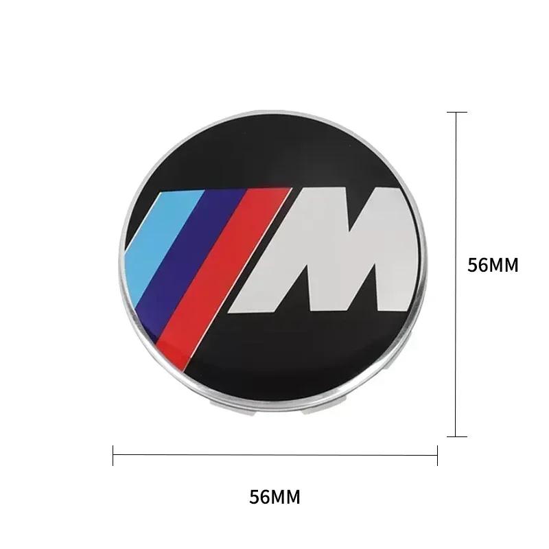 Автомобильные колпаки 56/68 мм для BMW 1 3 5 7 Серии M M3 M5 M6 F01 F20 F10 X5 E36 Декоративные аксессуары, заглушки центральных отверстий колес
