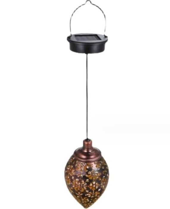 Water Drop-Shaped Outdoor Solar Projection Light – Waterproof & Hollowed-Out for Garden, Patio, Stair, Fence, Street, Landscape