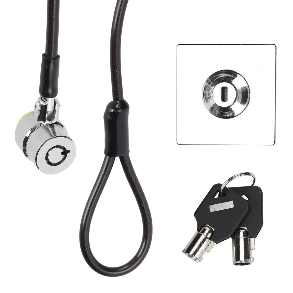 Блокировка ноутбука AntiTheft Оцинкованный защитный кабель для защиты компьютера от кражи с замком-основанием для