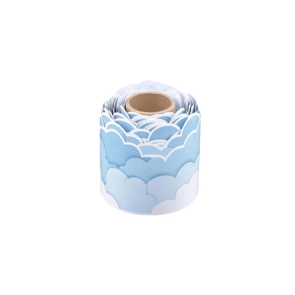 Copperplate Paper Black Board Border Cloud Pattern Classroom Decor Trim Self-Adhesive Border Home