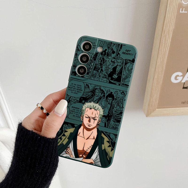 Ones Pieces Roronoa Zoro Comics Phone Case For Samsung Galaxy S26 S25 Ultra S24 S23 S22 Plus S21 S20 FE A37 A57 5G Silicon Cover