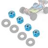 Wheel Hex Lock Nut Fit for Wltoys 1 14 144001 RC Car Upgrade AccessoryBlue A949 49R