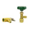 Wisepick R290 & R600A Charging Hose and Gauge Set with Can Tap & Shutoff Valve