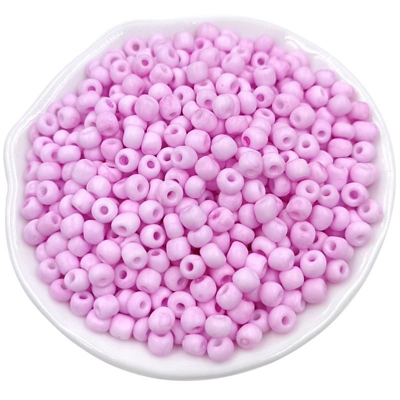 400Pcs 3/4mm Handmade Accessories Necklace Jewelry Beaded Material DIY Earrings Bracelet Cream Rice Beads Matte Fashion
