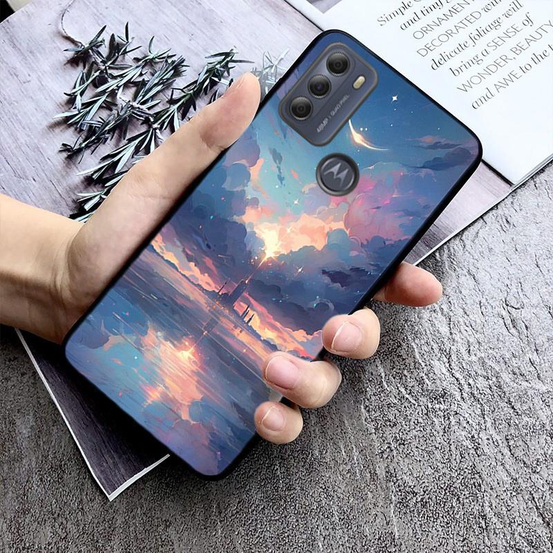 Удивительный пейзаж чехол для телефона Moto G84 G22 G32 G42 G52 G62 G53 G72 G60 G60S G24 G10 G20 G30 G13 G50 G 5G G Pure