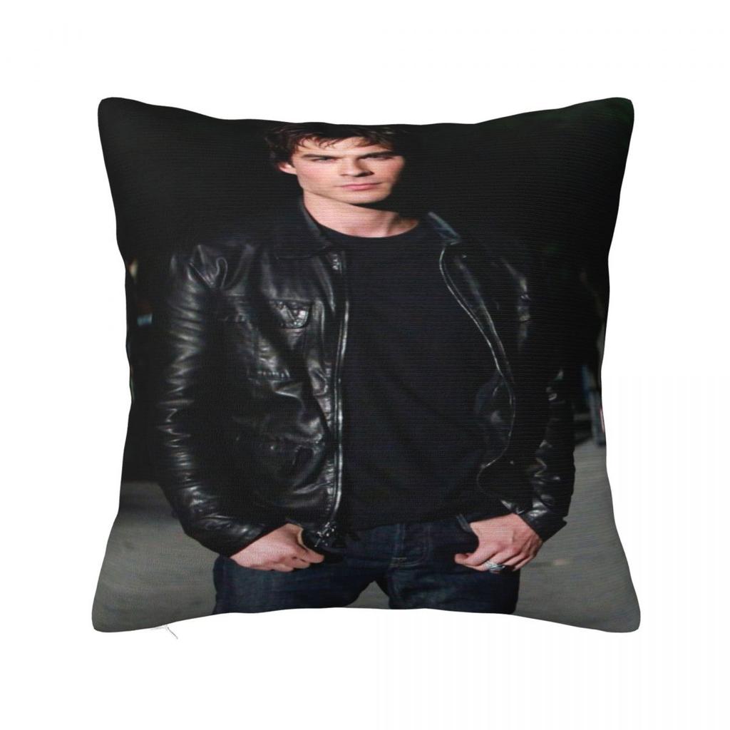 Наволочка Damon Salvatore Мерч Печать Чехол для Подушки Наволочки Домашний Декор Квадратный Разные Размеры