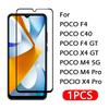 1 шт. для POCO M4 M5 M5S Pro стекло полностью изогнутая крышка Защитная пленка для экрана закаленное стекло для POCO X4 Pro F4 GT C40 4G 5G