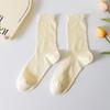 Female Spring and Summer Thin Cotton Ear Side In The Tube Ice Ice Pile Socks