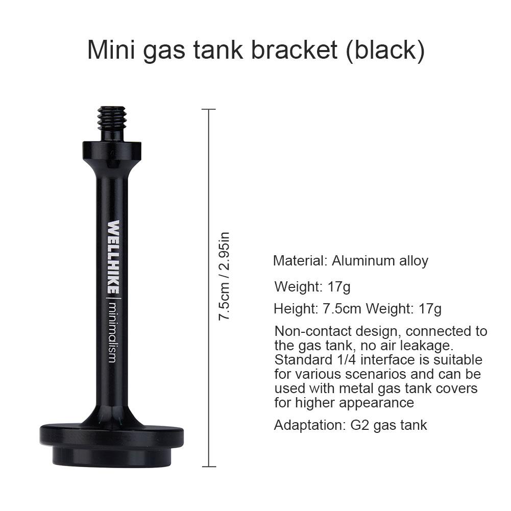 Lantern Gas Tank Bracket Camping Gas Tank Adapter Portable Lamp Extension Pole Aluminium Alloy Versatile Camping Accessories