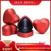 Heart-Shaped LED Jewelry Box for Rings, Necklaces, and Pendants