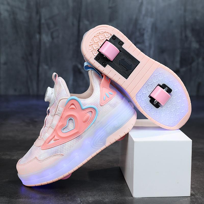 Детская обувь Обувь для катания на коньках Seven Coloured Lights Storm Shoes Обувь для катания на коньках Girls Shoes