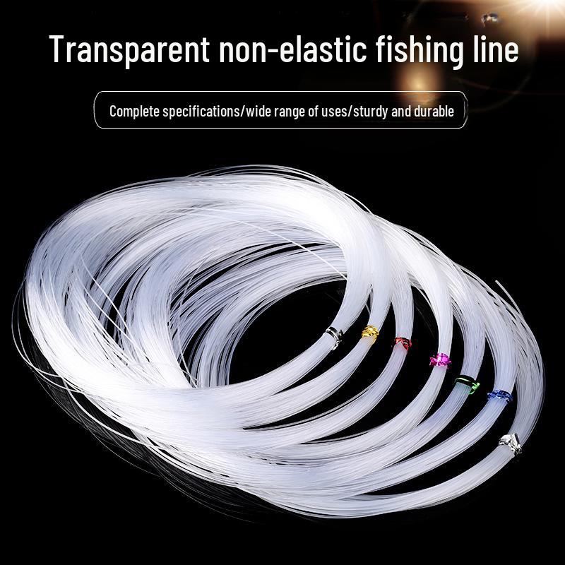 Кристально чистая неэластичная леска для бисерных украшений и проектов «сделай сам» — износостойкая леска для нитей и браслетов