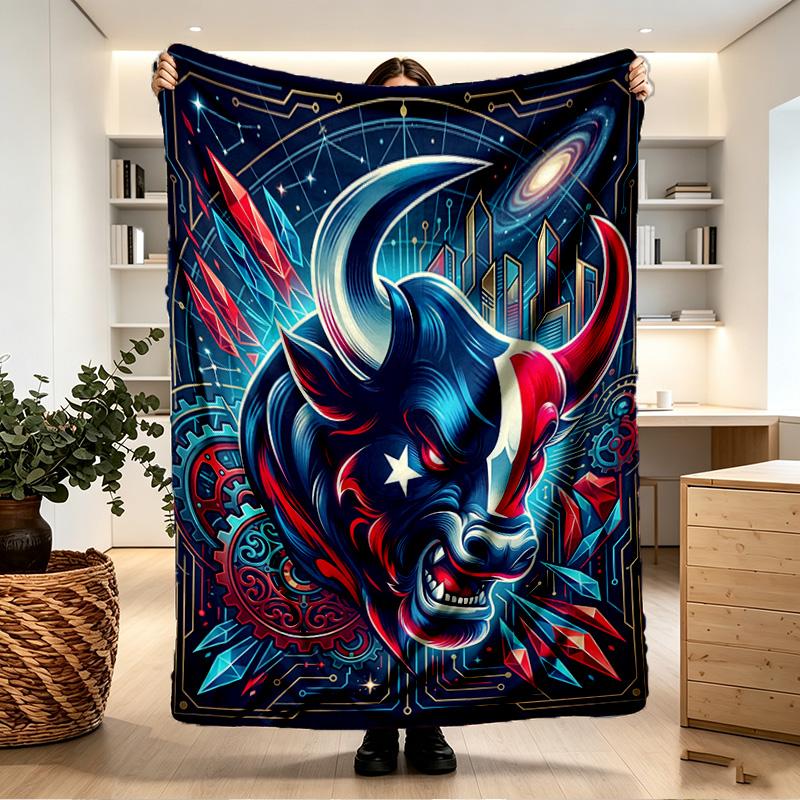 NFL Print Blanket - Soft & Comfortable, for Bedroom, Travel, Sofa, Home Decoration - Birthday Christmas Gift for Friend
