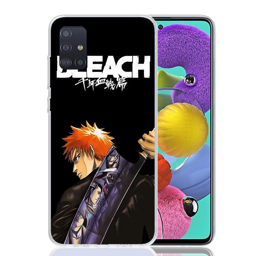 Чехол для телефона Kurosaki Ichigo Bleach для Samsung Galaxy A52 A32 A22 A12 A02S A50S A30S A51 A31 AA71 Note 20 Ultra 10 S10 Plus Galax