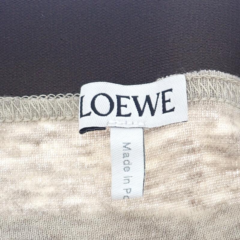 LOEWE  S359Y1HX04 M Long skirt beige cotton/wool Women