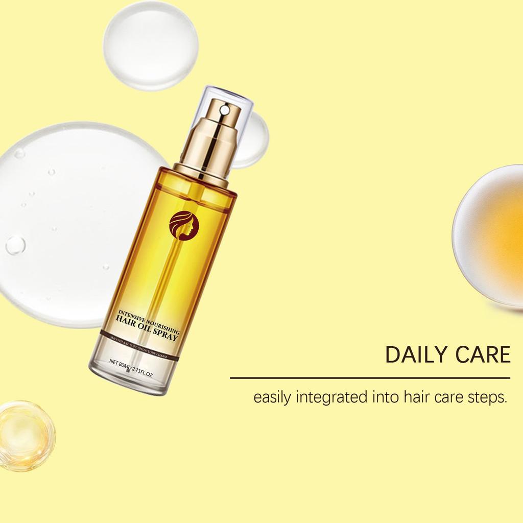 Nourishing Hair Spray, Nourishing Hair, Moisturizing, Improving Dry Hair, Perming And Dyeing Care Spray(80ml)