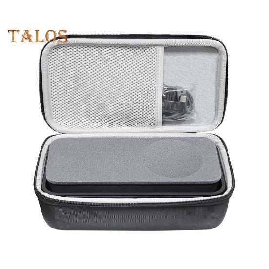 Сумка для хранения портативных динамиков с ручкой, застежкой-молнией, ударопрочный, с мягкой подкладкой, жесткий чехол для переноски Soundlink