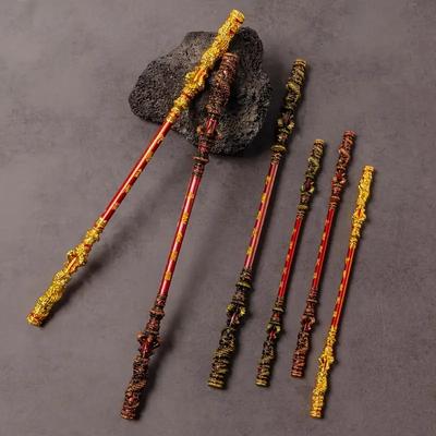 Black Myth Wukong Мечи Катана Посох Короля Обезьян Игровое Оружие Мини Сплав Золотой Посох Реальный Размер Японская Катана Украшение для Дома