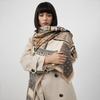 Plaid Imitation Cashmere Scarf Women'S Warm Letters Thickened Versatile Shawl Thick Jacquard Scarf