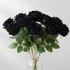 11 шт./комплект Искусственный цветок Фланелевая роза Искусственный цветок Свадебное домашнее украшение Искусственный цветок Подарок на День святого Валентина